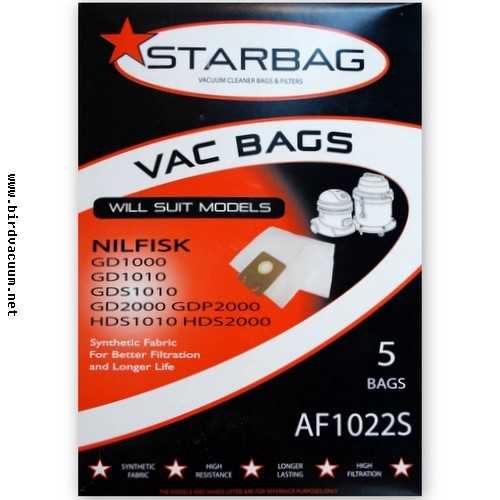 NILFISK GD1000 -2000 SYNTHETIC BAGS (GENERIC)