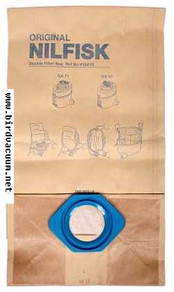 Nilfisk GA71 GS81 Paper Dustbags - Click Image to Close